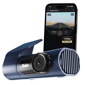 Qubo Car Dashcam Pro X by Hero Group | 3MP 1296P FHD+ Camera