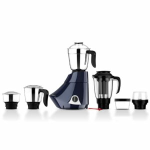 Butterfly Smart Plus 750W Mixer Grinder with 5 Jars | Multipurpose Jars - 3 Stainless Steel & 1 PC Juicer Jar | Grind & Store Jar | Heavy Duty Motor | 2 Years Manufacturer Warranty | Ink Blue